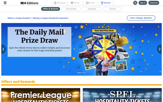 Screenshot of mymail.co.uk