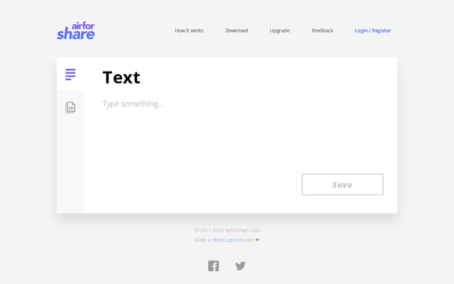 Screenshot of airforshare.com