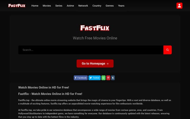 Screenshot of fastflix.to