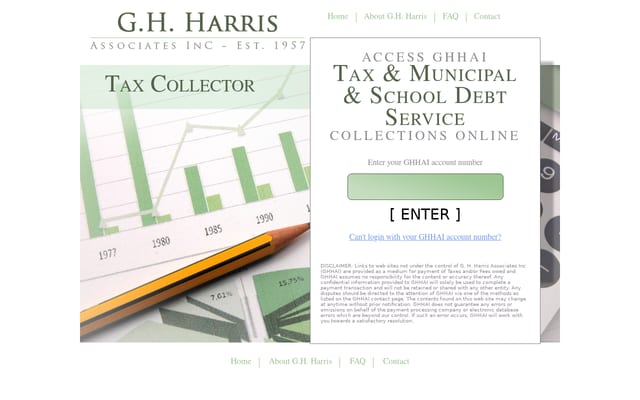 Screenshot of ghharris.com