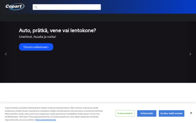 Screenshot of avk.fi