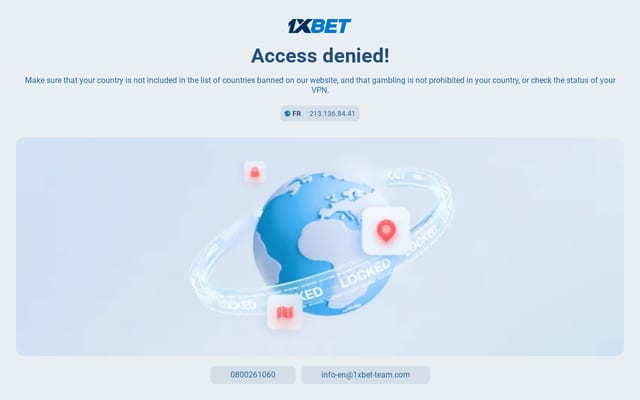 Screenshot of 1x001.com