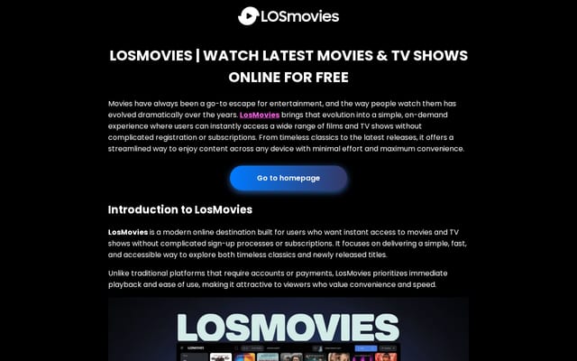Screenshot of losmovies.city
