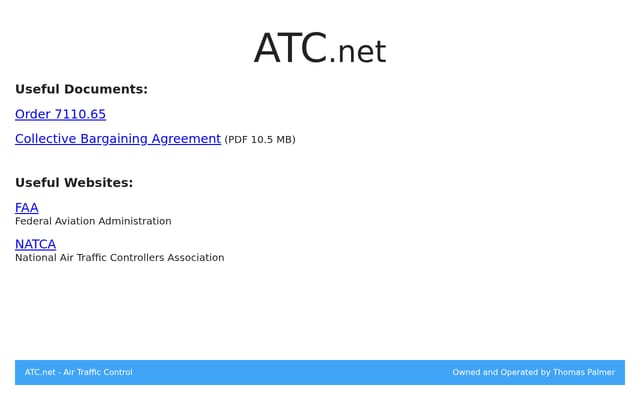 Screenshot of atc.net