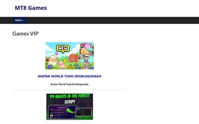 Screenshot of mt8.me