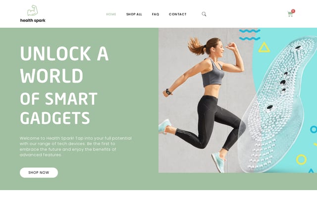 Screenshot of health-spark.com