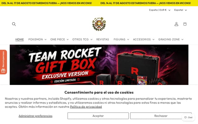 Screenshot of sunnystore.es