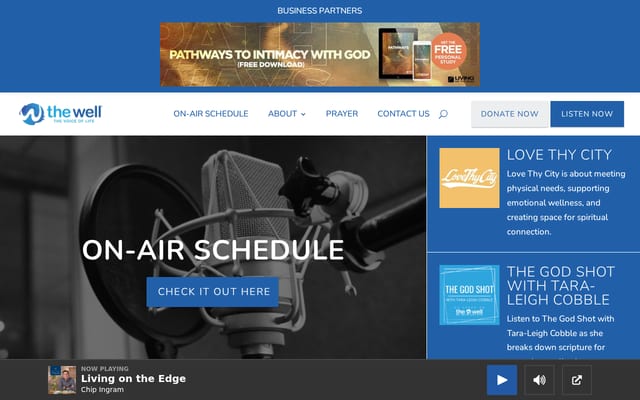 Screenshot of mywellradio.com