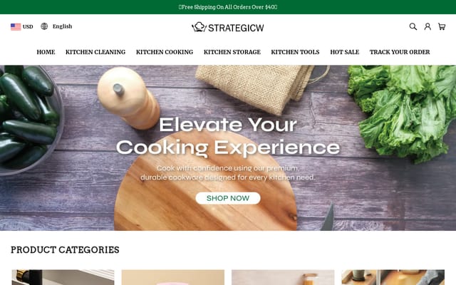 Screenshot of strategicw.com