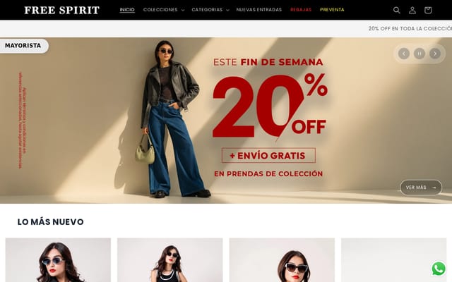 Screenshot of freespirit.com.co