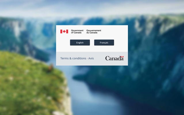 Screenshot of canada.ca
