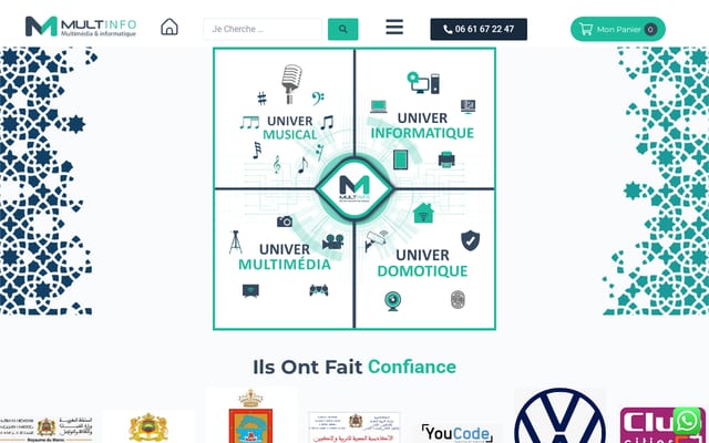 Screenshot of multinfo.ma