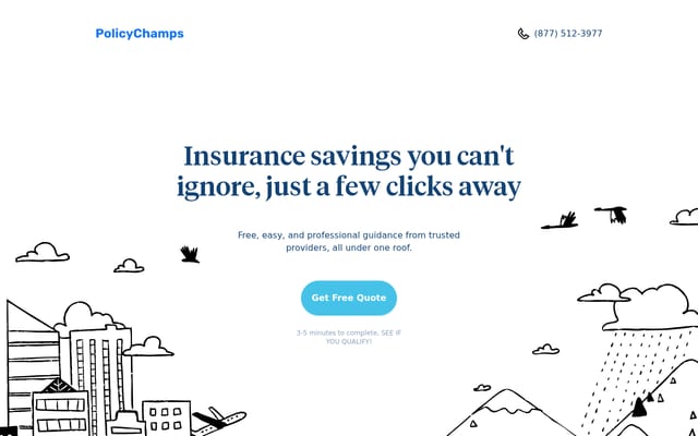 Screenshot of policychamps.com