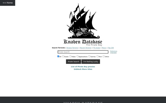 Screenshot of knaben.ru