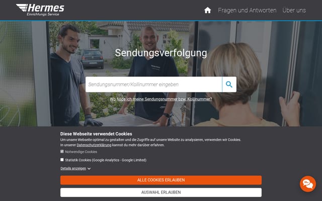 Screenshot of myhes.de