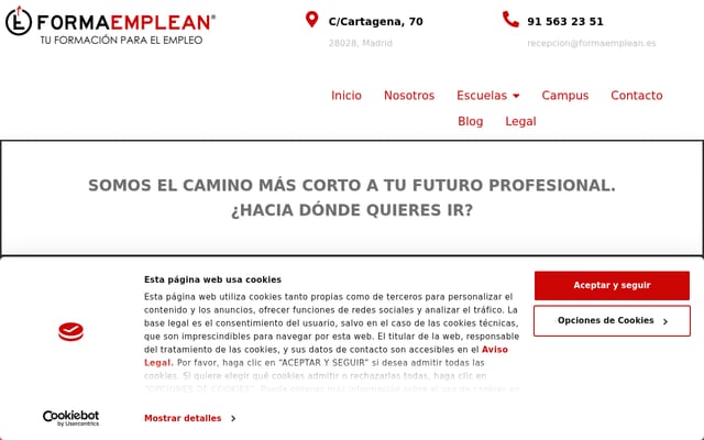 Screenshot of formaemplean.es