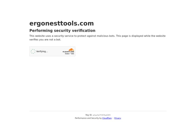 Screenshot of ergonesttools.com