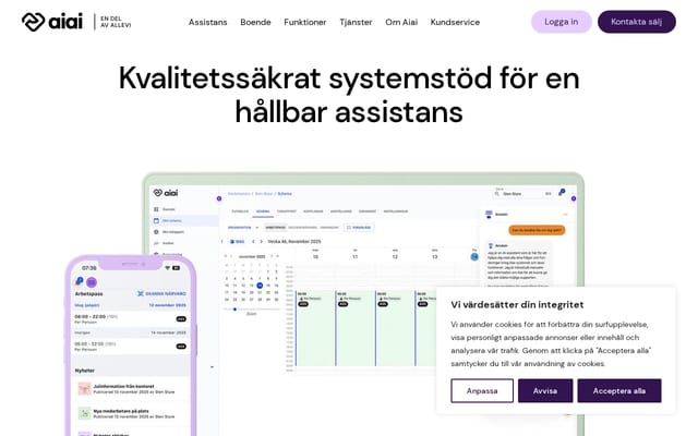 Screenshot of aiai.se