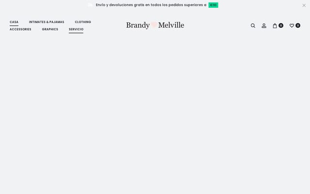Screenshot of brandymelville.com.es