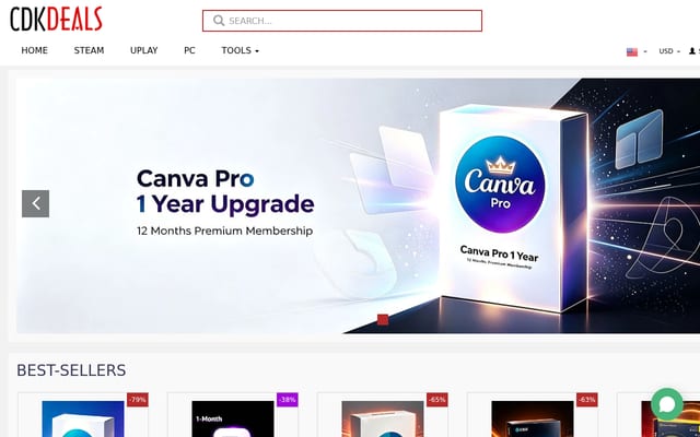 Screenshot of cdkdeals.com