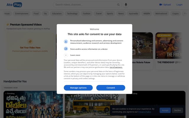 Screenshot of atoplay.com