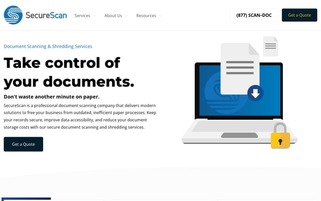 Screenshot of securescan.com