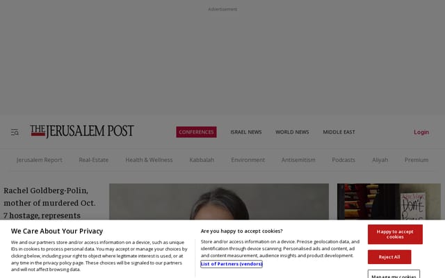 Screenshot of jpost.com