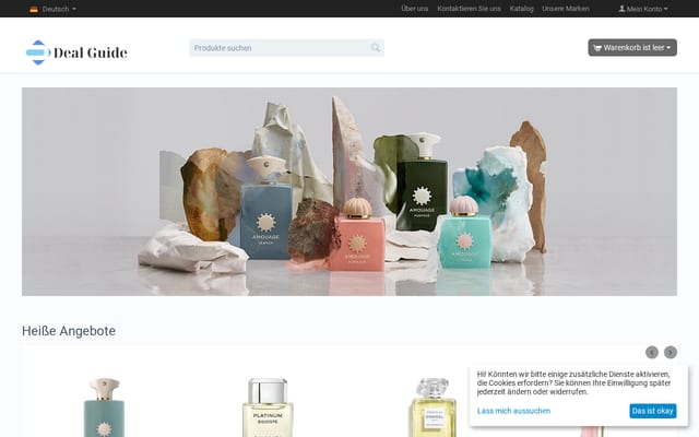 Screenshot of dealguide.org