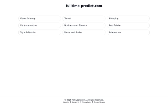 Screenshot of fulltime-predict.com