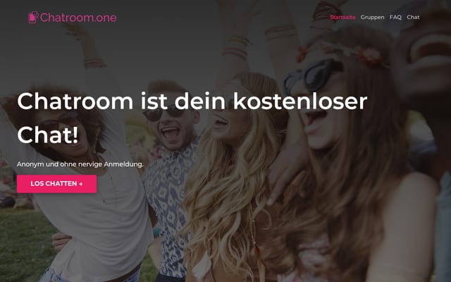 Screenshot of chatroom.one