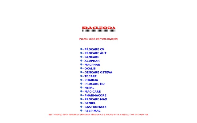 Screenshot of macport.in