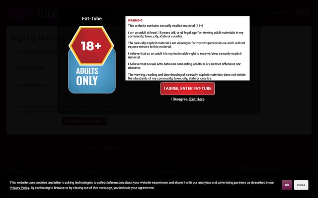 Screenshot of fat-tube.com