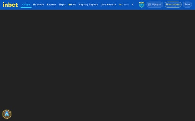 Screenshot of inbet.com