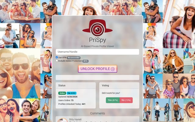 Screenshot of instaspy.org