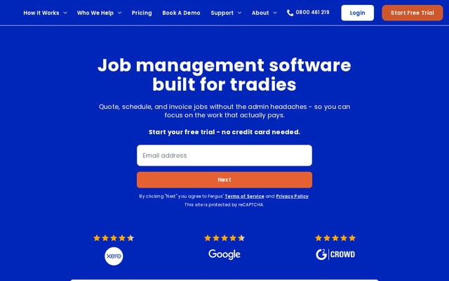 Screenshot of fergus.com