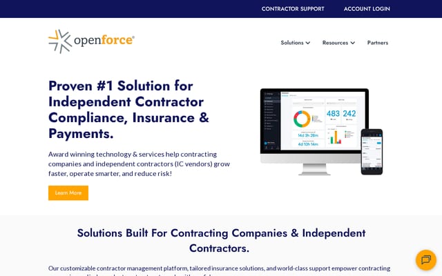Screenshot of oforce.com