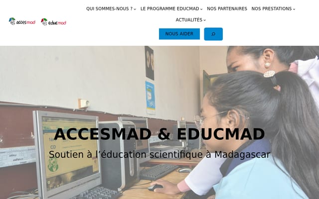 Screenshot of accesmad.org