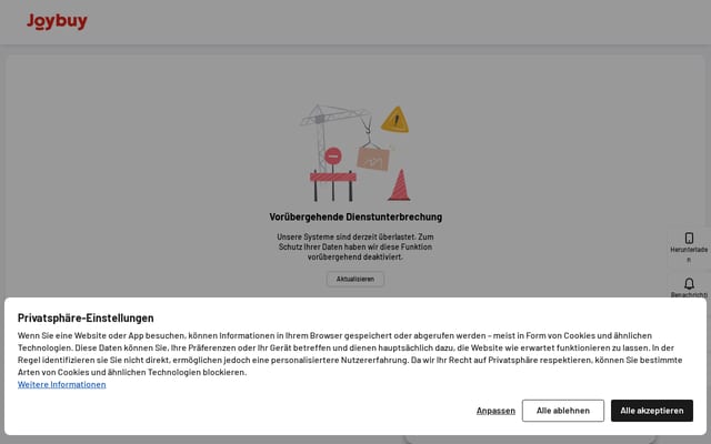 Screenshot of joybuy.com