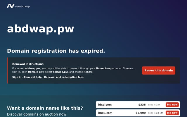 Screenshot of abdwap.pw