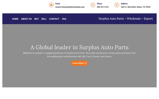Screenshot of midwesttrading.com