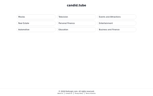 Screenshot of candid.tube
