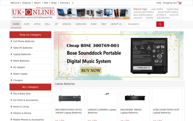 Screenshot of uk-online.co.uk