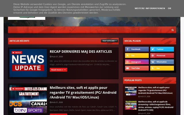 Screenshot of haloule.com