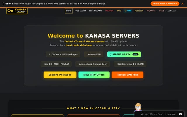 Screenshot of cccamfree-kanasa.com