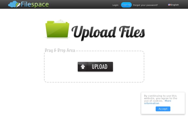 Screenshot of filespace.com