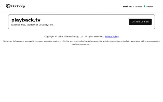 Screenshot of playback.tv