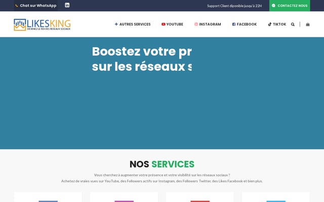 Screenshot of likesking.fr