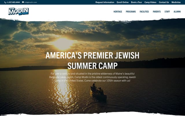 Screenshot of modin.com