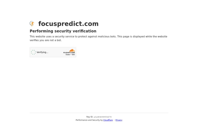 Screenshot of focuspredict.com
