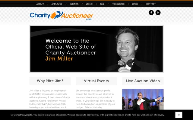 Screenshot of charityauctioneer.com